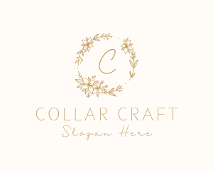 Flower Ornament Wreath Spa logo design