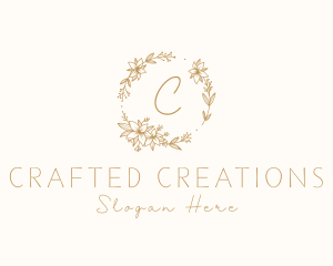 Flower Ornament Wreath Spa logo design