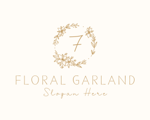 Garland - Flower Ornament Wreath Spa logo design