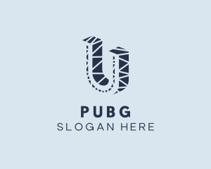 Professional Polygon Letter U Logo