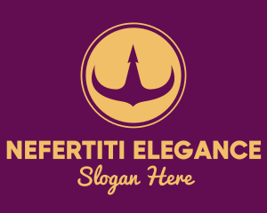 Elegant Purple Crown logo design