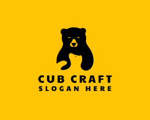 Cub - Bear Love Parenting logo design