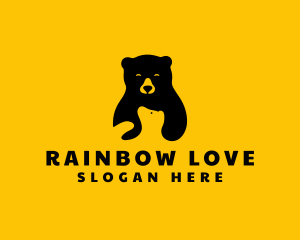 Bear Love Parenting logo design