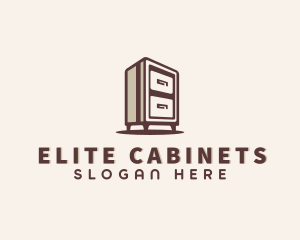 Cabinet - Interior Cabinet Furniture logo design