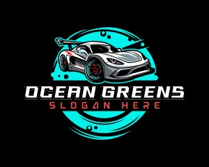 Car Automobile Racing logo design