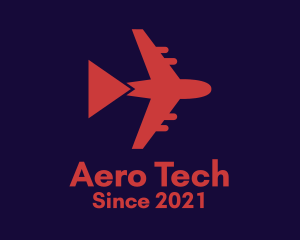 Aero - Airplane Travel Tour logo design