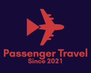 Passenger - Airplane Travel Tour logo design