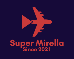 Fighter Plane - Airplane Travel Tour logo design