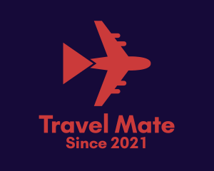 Passenger - Airplane Travel Tour logo design