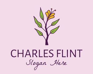 Vegan - Nature Flower Plant logo design