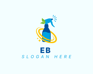 Disinfectant - Natural Spray Cleaner logo design