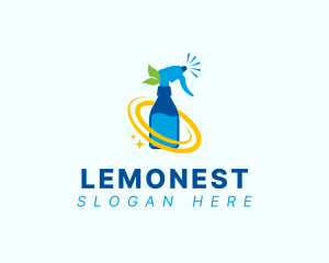 Housekeeping - Natural Spray Cleaner logo design