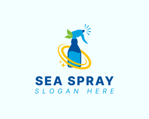 Natural Spray Cleaner logo design