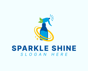 Natural Spray Cleaner logo design