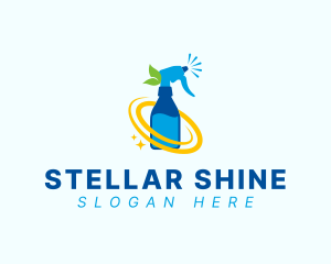 Natural Spray Cleaner logo design