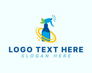 Spray - Natural Spray Cleaner logo design