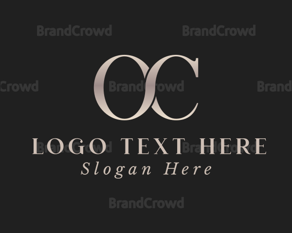 Stylish Boutique Letter OC Logo
