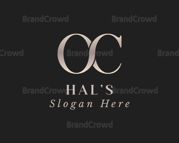 Stylish Boutique Letter OC Logo