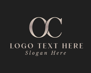 Monogram - Stylish Boutique Letter OC logo design
