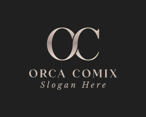 Stylish Boutique Letter OC logo design