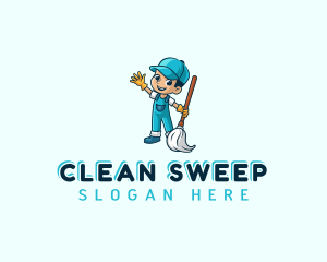 Janitor - Janitor Chores Cleaning logo design