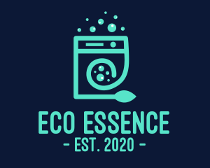 Eco Washing Machine logo design