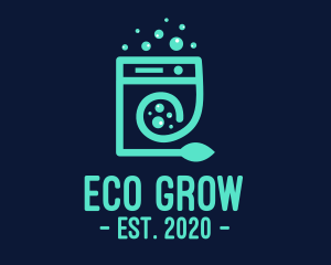 Eco Washing Machine logo design