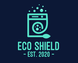 Eco Washing Machine logo design