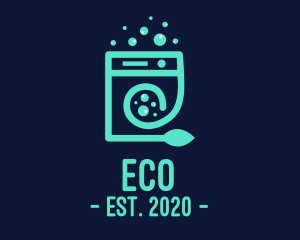 Eco Washing Machine logo design