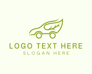 Mechanical - Eco Friendly Car logo design