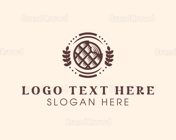 Stroopwafel Pastry Dessert Logo