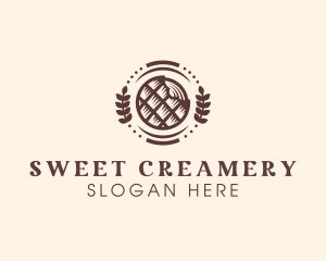 Stroopwafel Pastry Dessert logo design