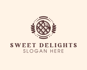 Stroopwafel Pastry Dessert logo design