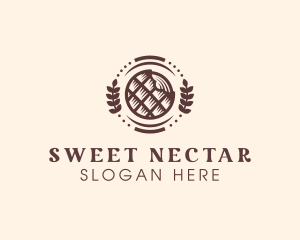 Stroopwafel Pastry Dessert logo design