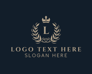 Elegant - Fancy Laurel Crown logo design