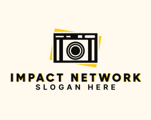 Polaroid Camera Photography logo design