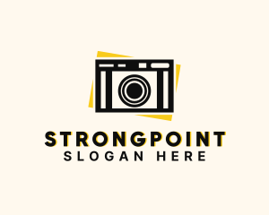 Photography - Polaroid Camera Photography logo design