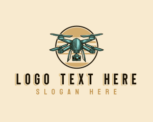 Video - Drone Surveillance Camera logo design