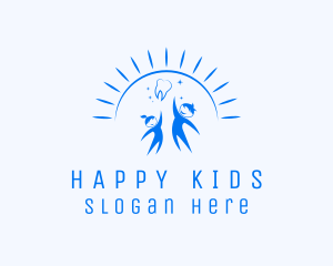 Kids Pediatric Dental Clinic logo design