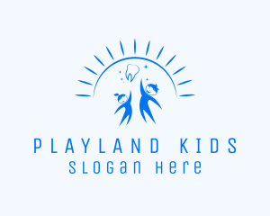 Kids Pediatric Dental Clinic logo design