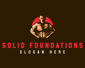 Strong - Masculine Gym Trainer logo design