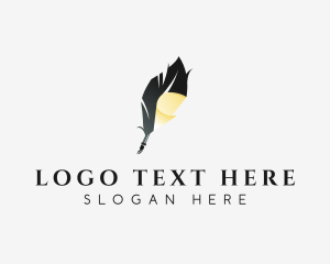 Quill Pen Paper Publisher Logo