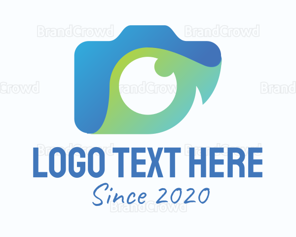 Modern Gradient Camera Logo