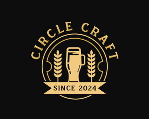 Wheat Beer Brewery logo design