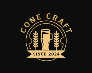 Wheat Beer Brewery logo design