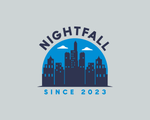 Nocturnal - Midnight City Silhouette logo design