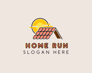 Home Tile Builder logo design