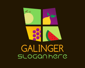 Colorful Fruit Window Logo
