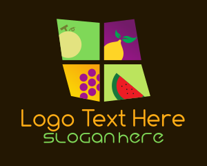 Colorful Fruit Window Logo