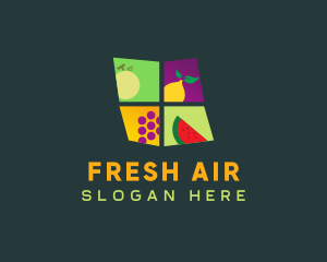 Fruit Harvest Produce logo design